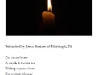 thumbs candle Writing Samples