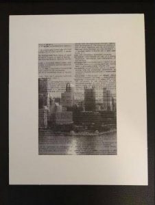 Dictionary Art City Skyline Prints